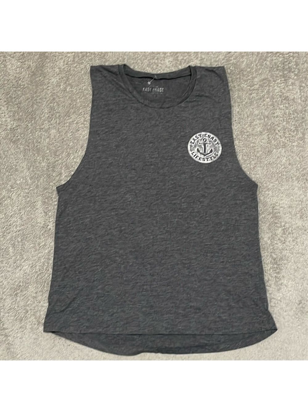 EC East Coast Lifestyle Sleeveless T-shirt - Grey - Size Small